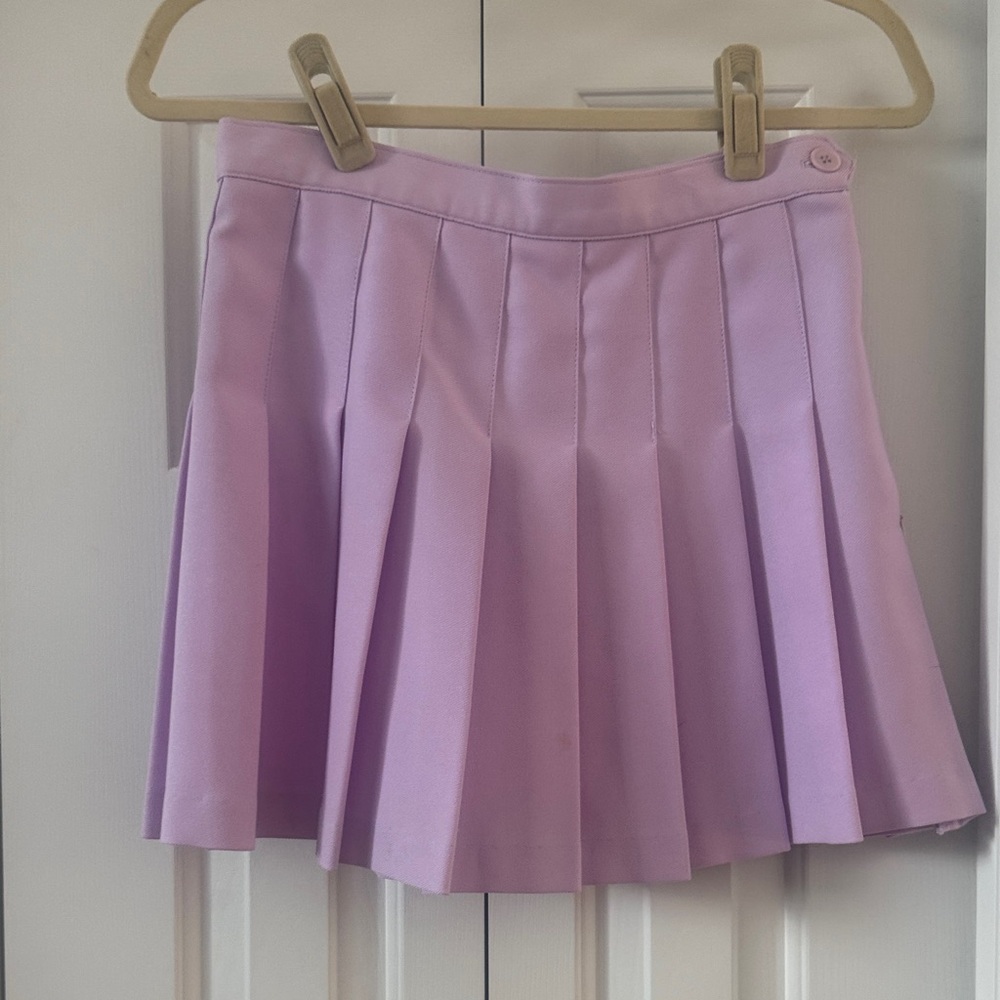 American Apparel Lilac Skater Skirt